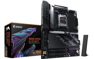 GIGABYTE AMD B850 Gaming Chipset for AMD AM5; 4x Dual DDR5; 3x M2; 1x HDMI 1x DP. . (GA-B850-A-ELITE-WF7)