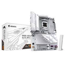 GIGABYTE AMD B850 Gaming Chipset for AMD AM5; 4x Dual DDR5; 3x M2; 1x HDMI 1x DP. . (GA-B850-A-ELITE-WF7-ICE)
