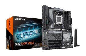 GIGABYTE AMD B850 Gaming Chipset for AMD AM5; 4x Dual DDR5; 3x M2; 1x HDMI 1x DP. . (GA-B850-EAGLE-WIFI6E)