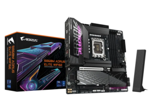 GIGABYTE Intel® B860 Chipset for LGA 1851; 4x DDR5; 3x M2; HDMI/DP/USB4.0 ; mATX. (GA-B860M-A-ELITE-WIFI6E)