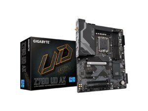 GIGABYTE Motherboard Intel® Z790 Chipset for LGA 1700; 4x DDR5; 3x M2 G4; HDMI/DP; ATX - Wi-Fi 6E 802.11ax (GA-Z790-UD-AX)