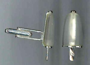 Ambrosini Jewels -  Gemelli Argento 925° Ghiacciolo Finitura Bianca Pietra Ghiaccio (GG 02 01 06)  JEWELRY_main