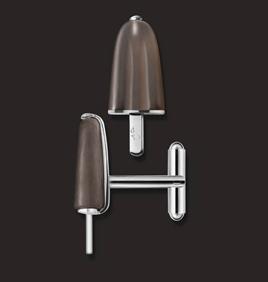 Ambrosini Jewels -  Gemelli Argento 925° Ghiacciolo Finitura Bianca Pietra Marrone (GG 02 01 10)  JEWELRY_main