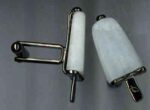 Ambrosini Jewels -  Gemelli Argento 925° Ghiacciolo Finitura Brunita Pietra Bianca (GG 02 03 05)  JEWELRY_main