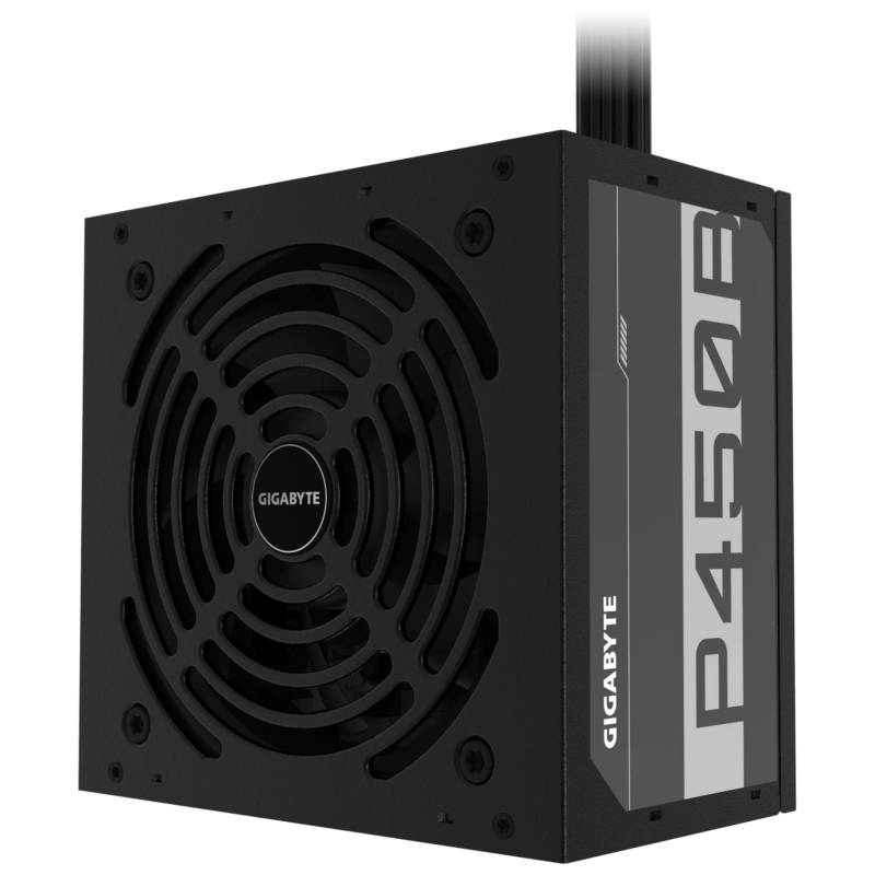 Gigabyte PSU P450B Bronze Certified 450W - 3 Year Warranty; 24/20-pin x 1; CPU 4+4-pin x 1; PCI-E 6+2-pin x 2; SATA x 6; Peri x3 (GP-P450B)_1