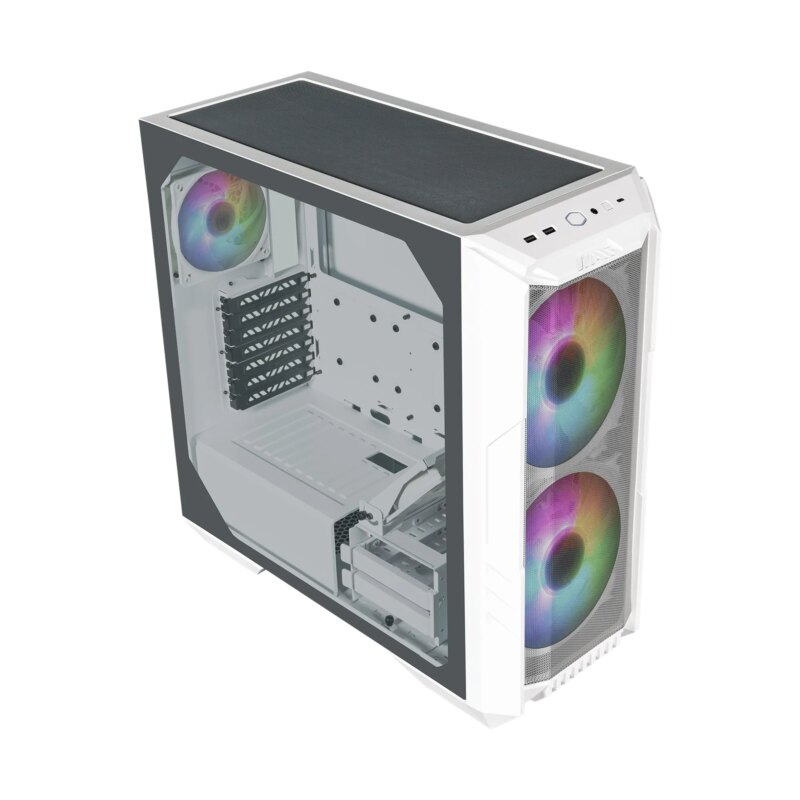 Cooler Master HAF 500 Mid Tower Case White. (H500-WGNN-S00)_8