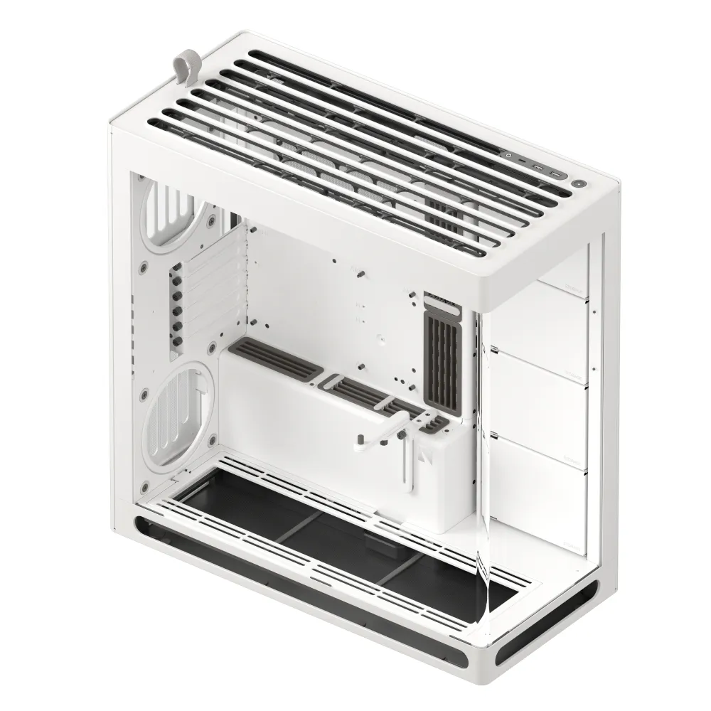 Aerocool HAVN HS 420 Base Edition White EATX case - Supports up to 11 fans (0 incl) - 4x 3.5'' or 8x 2.5'' - 420mm Radiator. (HVN-CA-HS420-05)