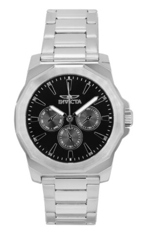 Invicta Speedway Stainless Steel Black Dial Quartz 46842 Men's Watch