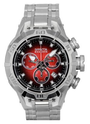 Invicta Reserve Ocean Warrior Chronograph Red and Black Dial Quartz 47849 100M Men's Watch