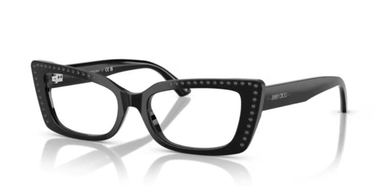 Jimmy Choo Jc 3018b (JC 3018B_5000 BKCR_53) Women's EYEWEAR_main