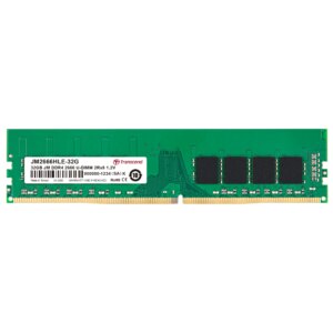TRANSCEND 32GB JET MEMORY DDR4 2666MHZ DESKTOP UDIMM 2RX8 2GX8 CL19 (JM2666HLE-32G)