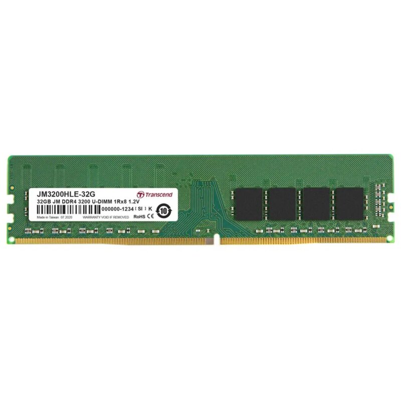 TRANSCEND JET MEMORY 32GB DDR4-3200 DESKTOP U-DIMM 2RX8 CL22 (JM3200HLE-32G)_2