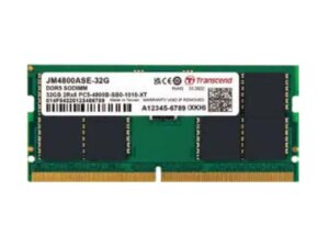 TRANSCEND JET MEMORY 32 GB DDR5-4800 SO-DIMM 2RX8 CL40  (2Gx8)x16 (JM4800ASE-32G)