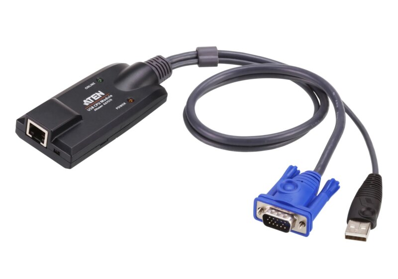 USB VGA CPU  KVM Adapter/ATEN ALTUSEN (KA7170)_1
