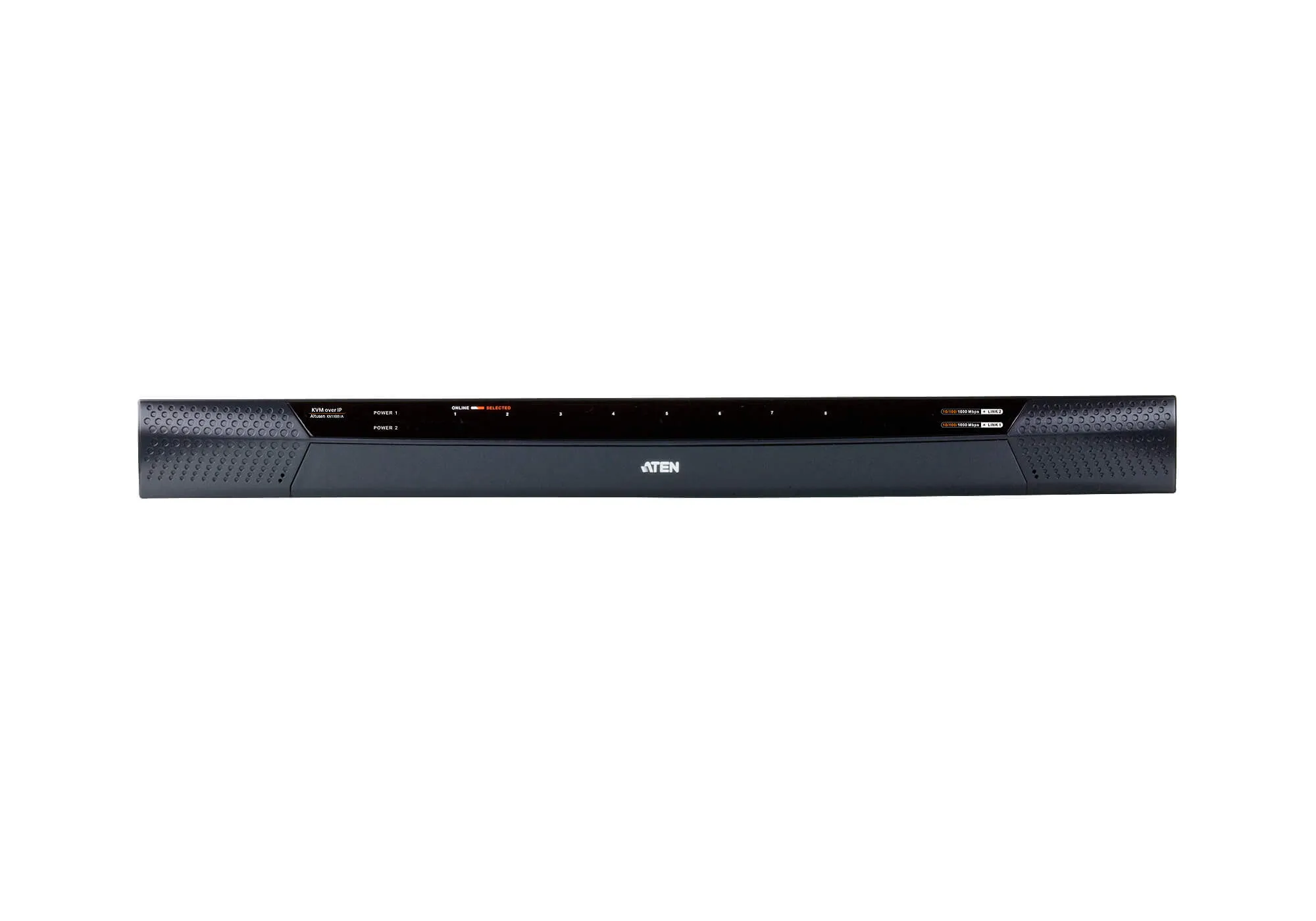 ATEN 1 Remote & 1 Local simultaneous users; 8Port Cat5 FHD IP KVM with Virtual Media & Dual Power Supply - FIPS 140-2 TAA Compli (KN1108VA)
