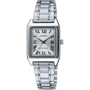 Casio Collection Tank. Bracelet - White (LTP-V007D-7BUDF) Women's Watch_main