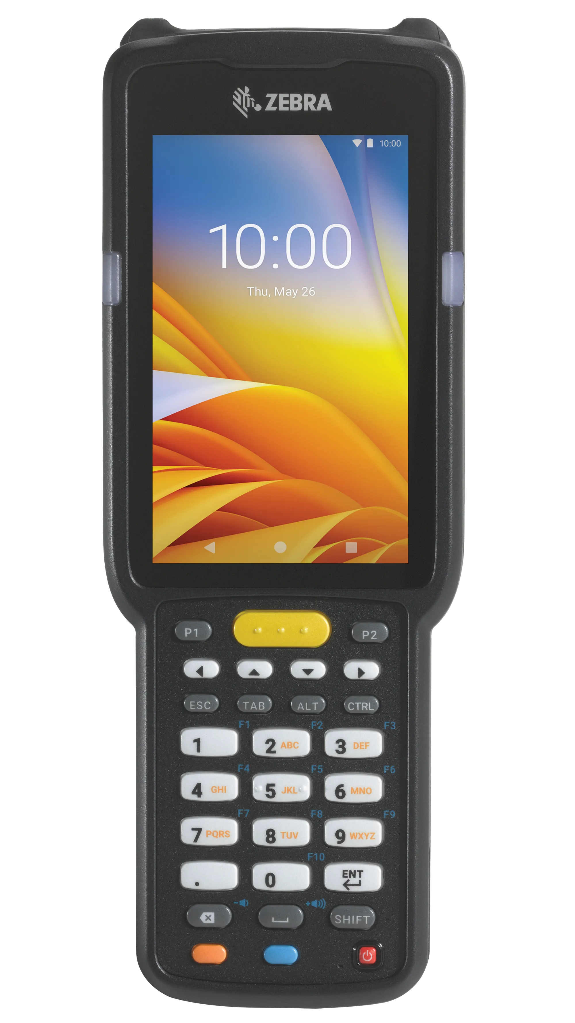 Zebra Brick Straight Shooter; 802.11 a/b/g/n/ac; Bluetooth; 2D SE4770; 4.0'' display; 38 Key; Extended Capacity Battery; Android (MC330L-SJ3EG4RW)