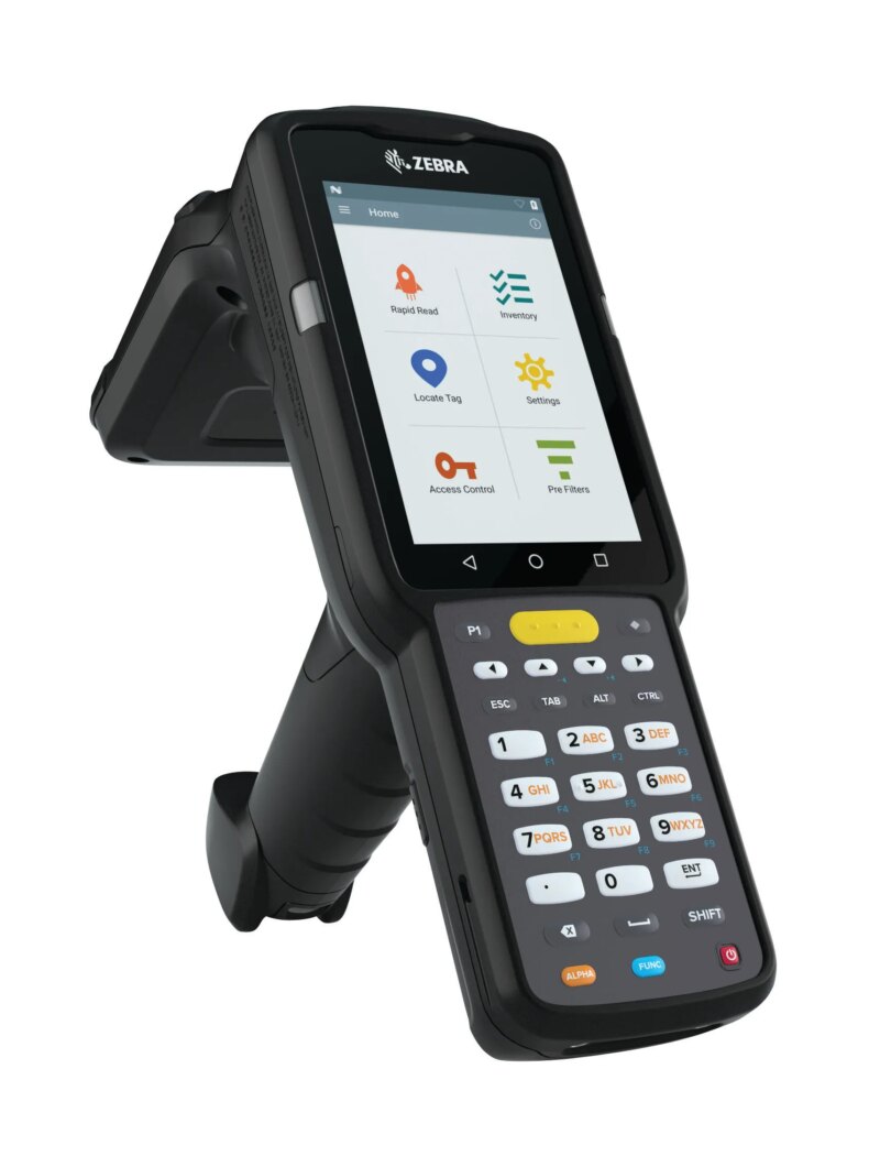 MC3330R UHF RFID GUN; CIRCULAR ANTENNA; 802.11 A/B/G/N/AC; SE4750SR 2D IMAGER W/ LED AIMER; 29 KEY; 2X BATTERY; GMS; 4GB RAM / 3 (MC333R-GI2HG4EU)_1