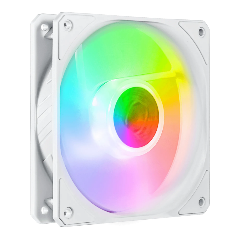 Cooler Mast Fan SickleFlow 120mm ARGB; New Blade Design; Enhanced Fan Frame; Sealed Bearing; 62CFM;3 PACK OF FANS; WHITE HOUSING (MFX-B2DW-183PA-R1)_1