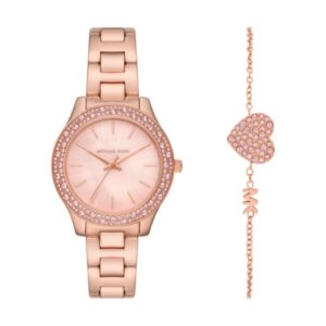 Michael Kors Liliane Special Pack + Bracelet (MK1068SET) Women's Watch_main