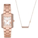 Michael Kors Emery Special Pack (watch + Necklace) (MK1074SET) Women's Watch_main