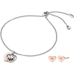 Michael Kors Premium Silver Collection Mkc1257an931 Special Pack + Earring (MKC1257AN931) Women's JEWELRY_main