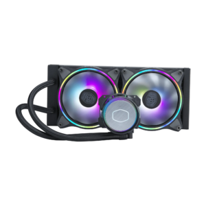 Cooler Master Cooler ML240 IllusionARGB Liquid Cooler; 240mm Radiator; 2 x 120mm ARGB Illusion; Transparent Pump Design (MLX-D24M-A18P2-R1)
