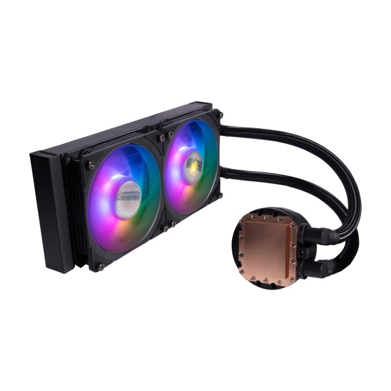 Cooler Master MasterLiquid PL240 Flux White Edition CPU Liquid Cooler -White (MLY-D24M-A23PZ-R1)_2