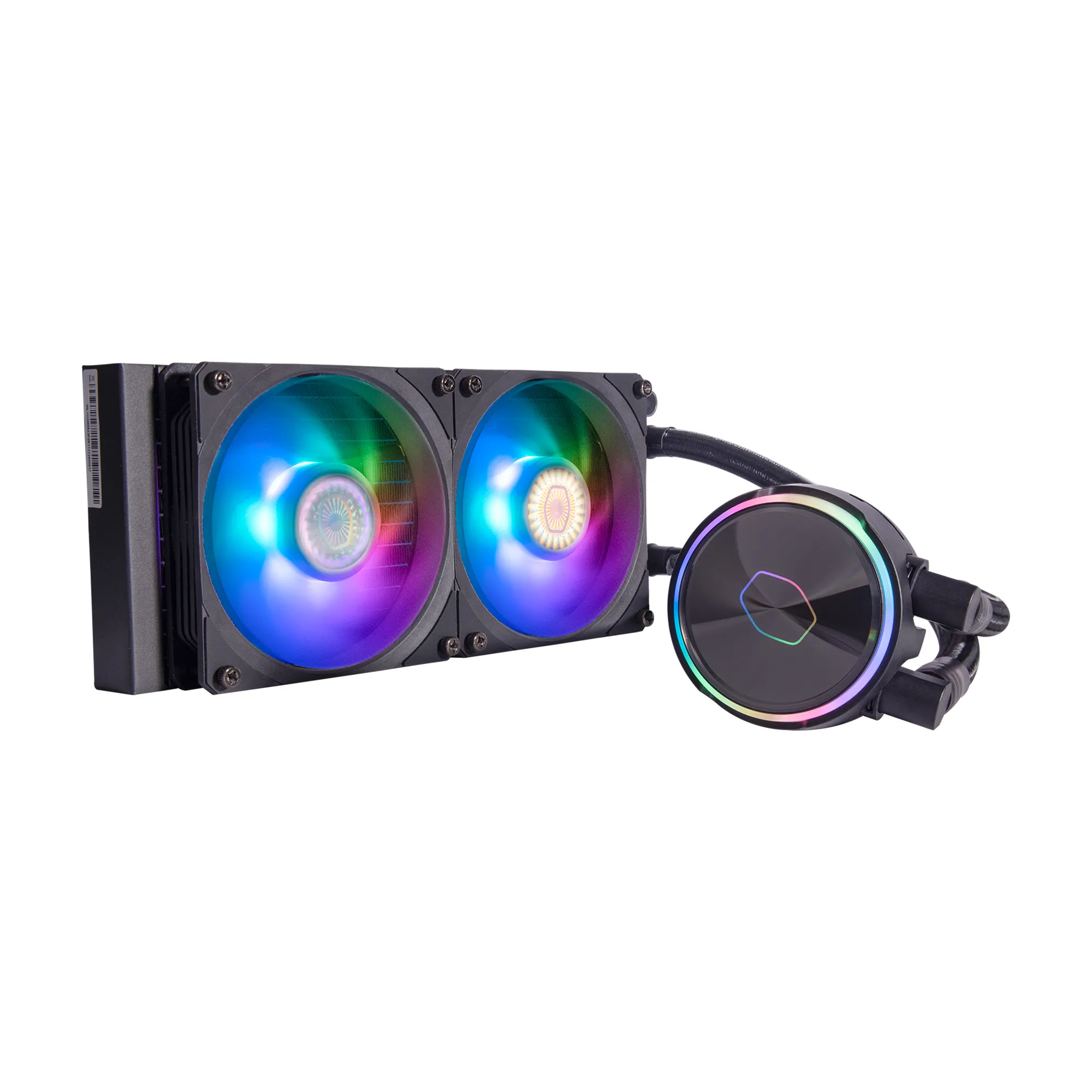 Cooler Master MasterLiquid PL240 Flux White Edition CPU Liquid Cooler -White (MLY-D24M-A23PZ-R1)