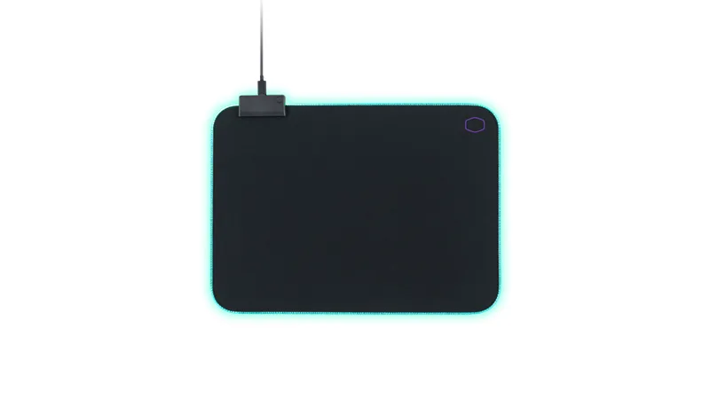 Cooler Master KeyBoard MP750 Medium Flexible RGB Mousepad; Smooth Surface; Thick RGB borders; Water Repellent Coating (MPA-MP750-M)