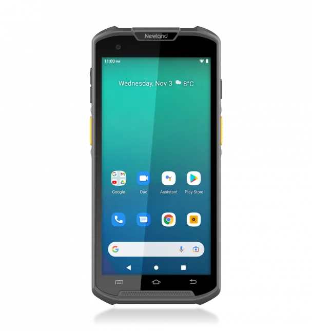 ''MT9300 Megattera Standard Mobile Computer with 5.5'''' touchscreen; Angled 2D CMOS Mega Pixel imager with Laser Aimer (CM66); (NLS-MT9300-W4-AS)