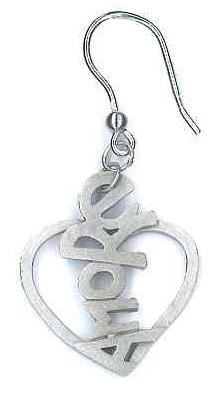 Ambrosini Jewels - Orecchini Argento 925° Cuore Finitura Bianca Satinata (OC 01 11 01)  JEWELRY_main