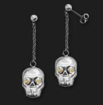 Ambrosini Jewels - Orecchini Argento 925° Teschio Finitura Bianca (OT 01)  JEWELRY_main