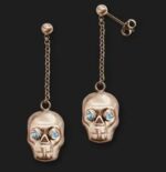 Ambrosini Jewels - Orecchini Argento 925° Teschio Finitura Rosé (OT 02)  JEWELRY_main