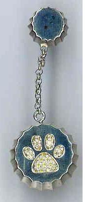 Ambrosini Jewels - Orecchini Argento 925° Tappo Finitura Bianca Con Pietre Zampa (OTA 01 01 PT)  JEWELRY_main