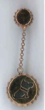 Ambrosini Jewels - Orecchini Argento 925° Tappo Finitura Rosé Cane (OTA 02 02)  JEWELRY_main