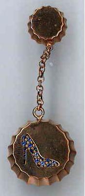 Ambrosini Jewels - Orecchini Argento 925° Tappo Finitura Rosé Con Pietre Scarpa (OTA 02 03 PT)  JEWELRY_main