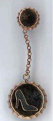 Ambrosini Jewels - Orecchini Argento 925° Tappo Finitura Rosé Scarpa (OTA 02 03)  JEWELRY_main