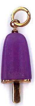 Ambrosini Jewels -  Pendente Argento 925°  Ghiacciolo Finitura Rosé Pietra Viola Medio (29.5x13 Mm) (PG 02 02 07)  JEWELRY_main
