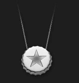 Ambrosini Jewels - Pendente Argento 925° Tappo Finitura Bianca Stella (PTA 01 05)  JEWELRY_main