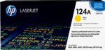 HP 124A Yellow Original LaserJet Toner Cartridge;~2;000 pages. . (Colour LaserJet 2600n ). (Q6002A)