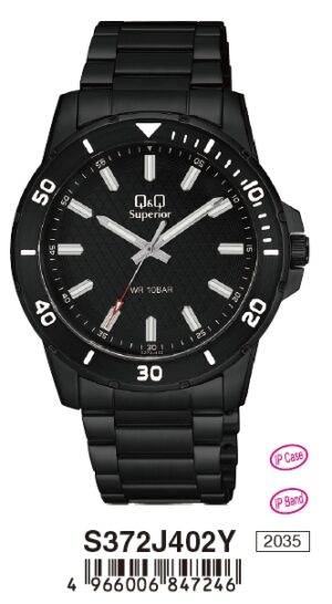 Q&q Superior S372j402y (S372J402Y) Men's Watch_main