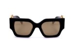 Philipp Plein Sunglasses Spp103s Shiny Grey Gold (SPP103S-700G 51-21-130) Women's EYEWEAR_2