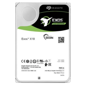 Seagate Exos X18 ST12000NM004J 12TB HDD; 3.5''; 6GB/s SAS 512e/4Kn; RPM 7200; 5 Year Limited Warranty (ST12000NM004J)