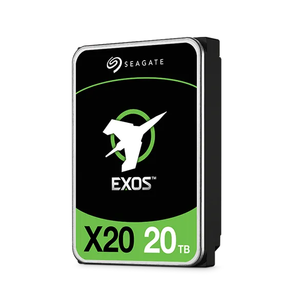 Seagate Exos X20 ST20000NM003D 20TB HDD; 3.5''; SAS SED 512e/4Kn; RPM 7200; 5 Year Limited Warranty (ST20000NM003D)