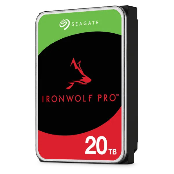 Seagate Ironwolf Pro ST2000NT001 20TB 3.5'' HDD NAS Drives 7200 RPM; SATA 6GB/s Interface; 256MB Cache;550TB/Year; Unlimited Bay (ST20000NT001)