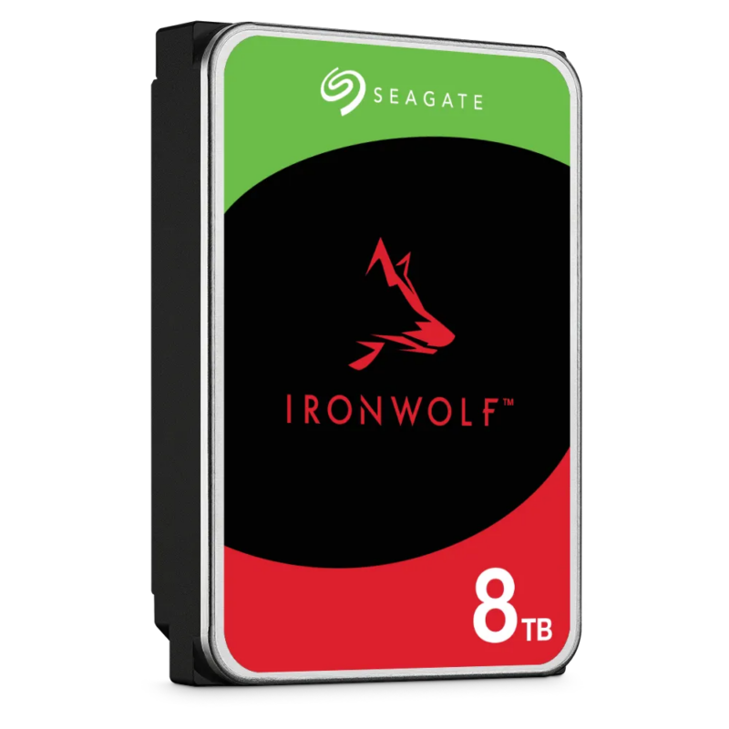 Seagate Ironwolf ST8000VN002 8TB 3.5'' HDD NAS Drives; SATA 6GB/s Interface; 1-8 Bays Supported; MUT: 180TB/Year; RV: Yes; Dual (ST8000VN002)_3