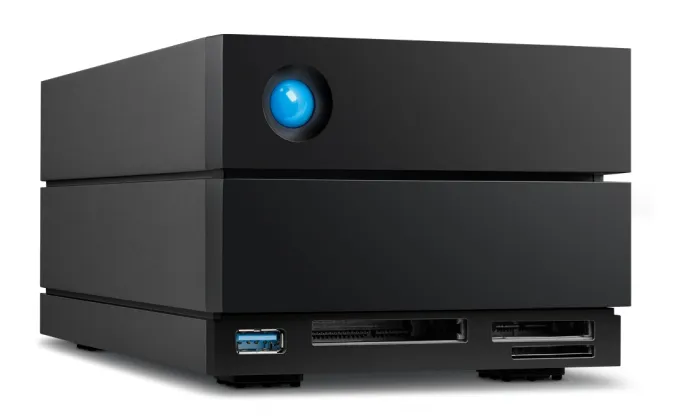 Seagate LaCie STLG20000400 2big Dock Thunderbolt 3; 20TB; Dual Thunderbolt 3 & DP ports for 2x4K or 1x 8K diplays; RAID; USB3.2; (STLG20000400)