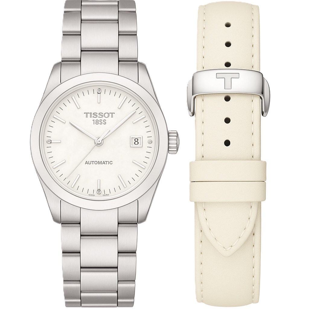 Tissot T-my Lady Automatic W-diamonds Special Pack + Extra Strap (T1320071111600) Women's Watch_main