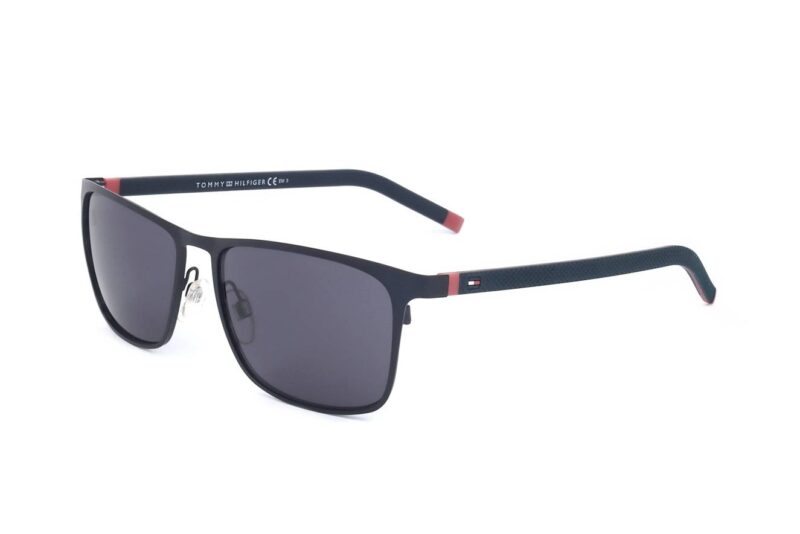 Tommy Hilfiger Sunglasses Th 1716_s Matte Blue Red (TH 1716_S-WIR 57-16-145) Men's EYEWEAR_main